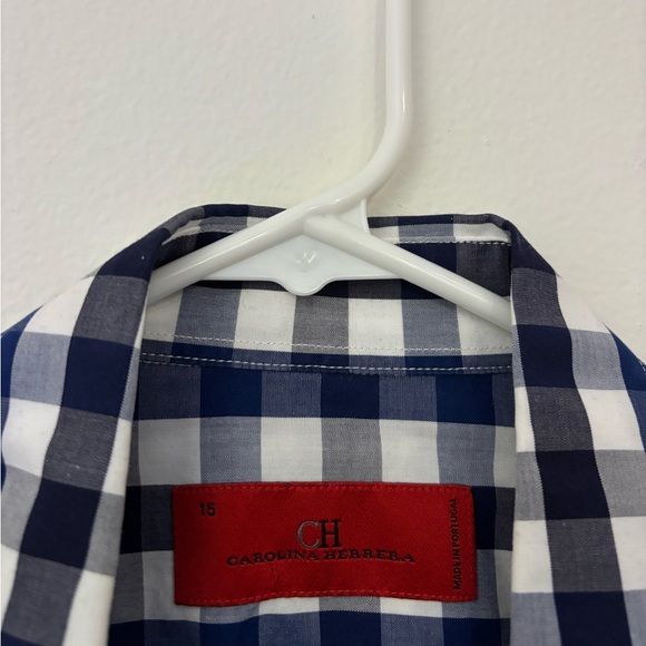 Carolina Herrera Checkered Dress Shirt - Picture 4 of 4